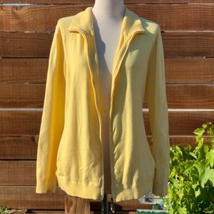 LANCTÔT Yellow Cardigan